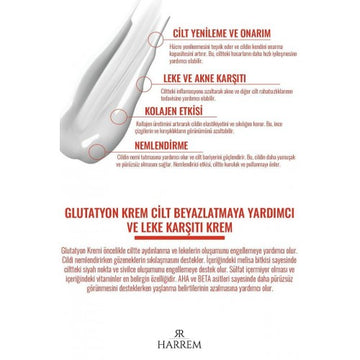 Glutatyon Beyazlatıcı Krem