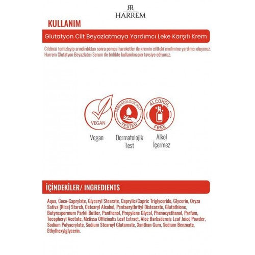 Glutatyon Beyazlatıcı Krem