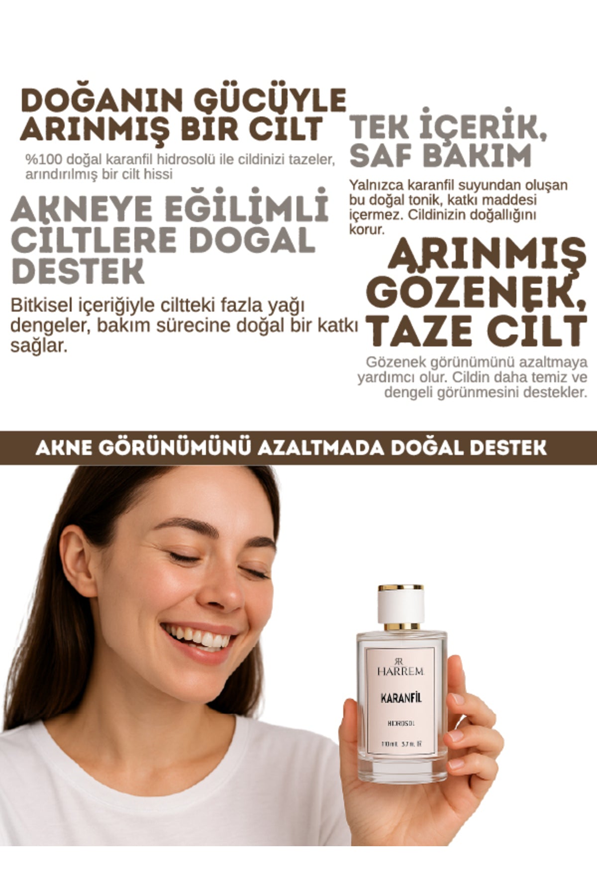 Karanfil Suyu Akne Ve Siyah Nokta Karşıtı 5'li Tonik