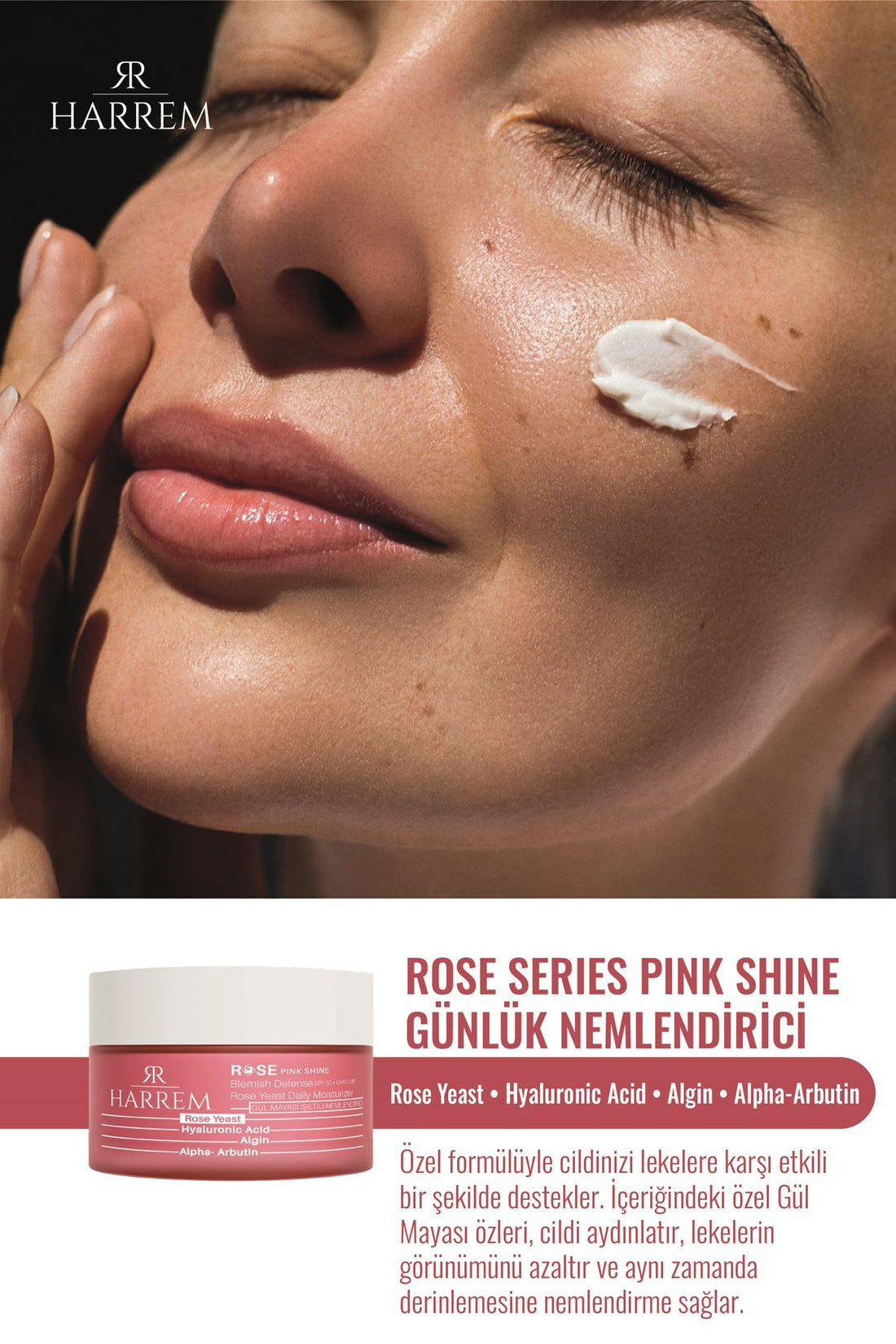 Rose Series Pink Shine Günlük Nemlendirici Krem 00526