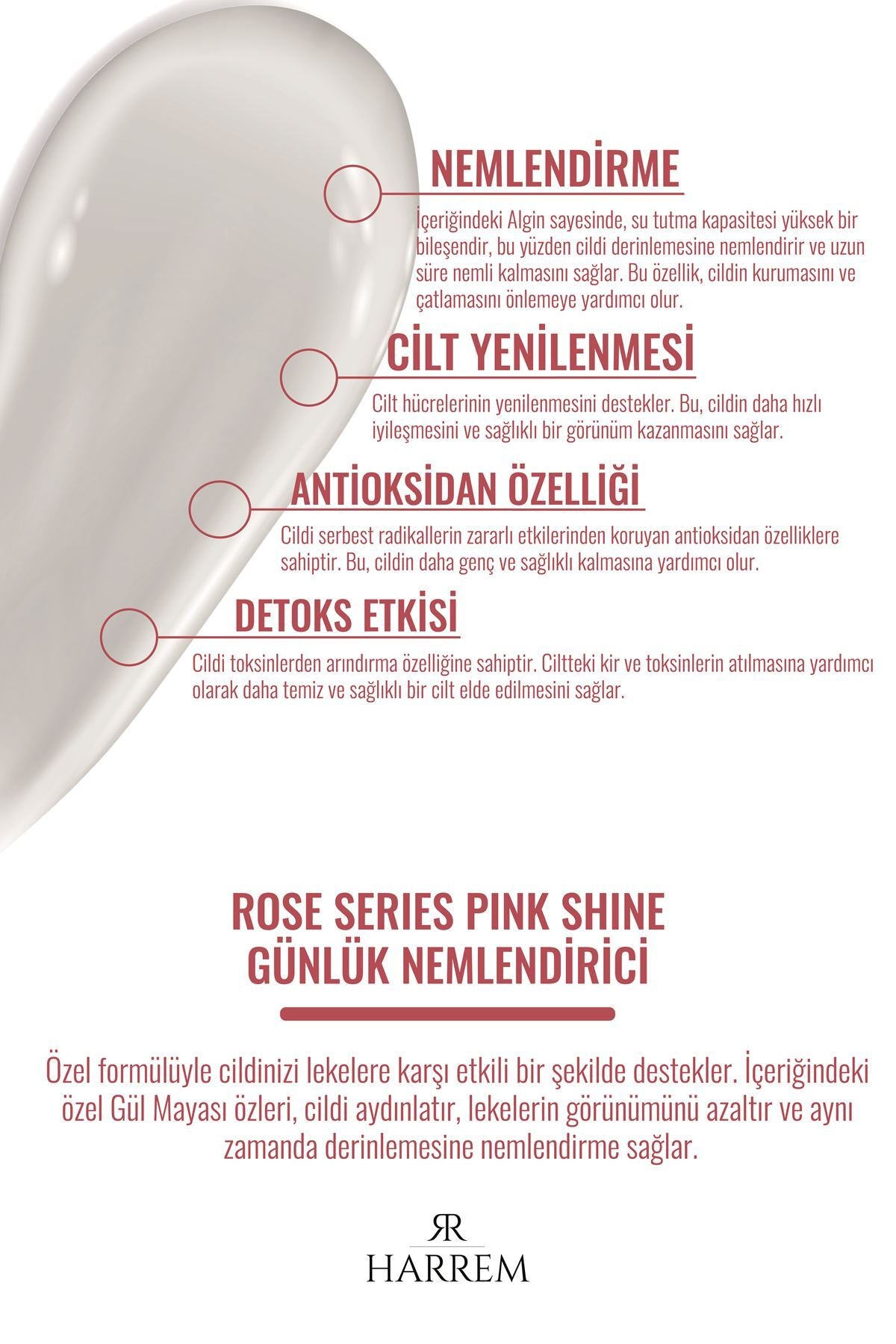 Rose Series Pink Shine Günlük Nemlendirici Krem 00526