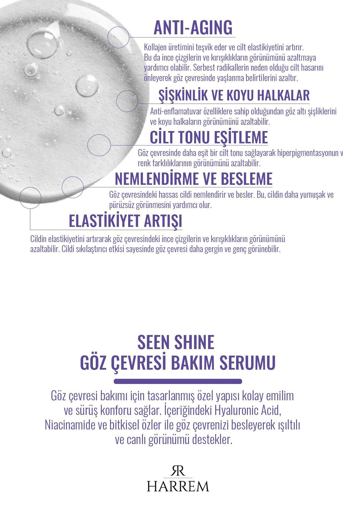 Seen Shine Göz Çevresi Bakım Serumu