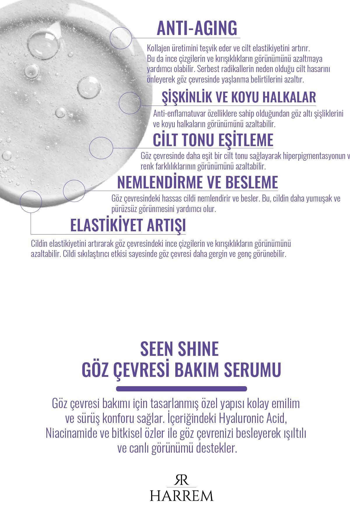 Seen Shine Göz Çevresi Bakım Serumu