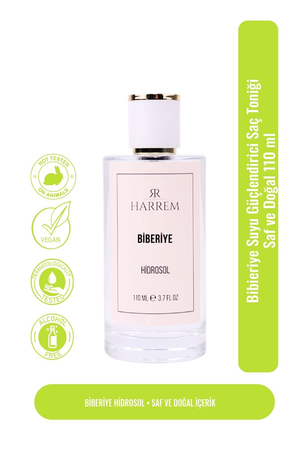 Biberiye Suyu Sebum/Yağ Dengeleyici ve Güçlendirici Saç Toniği Saf ve Doğal 100 Ml