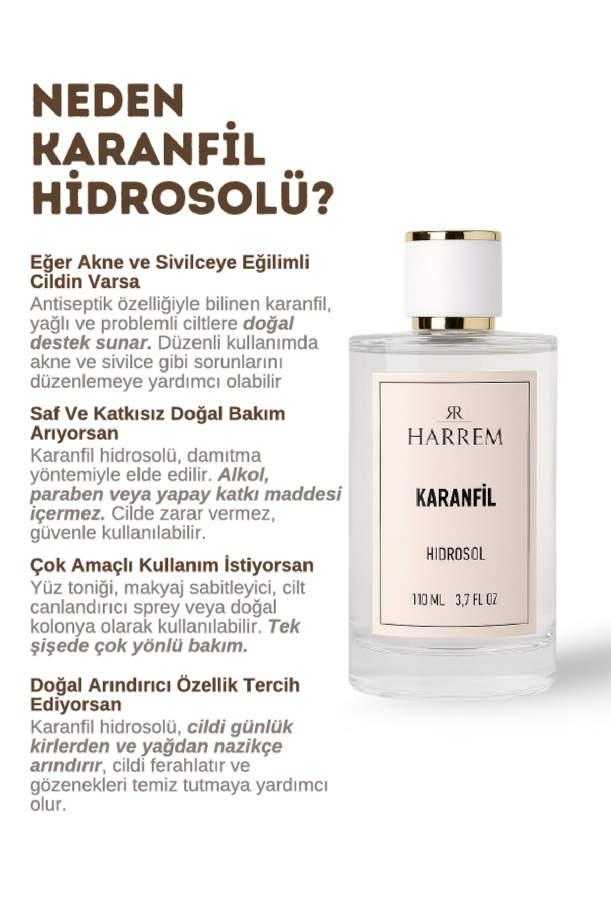 Karanfil Suyu Akne Ve Siyah Nokta Karşıtı 5'li Tonik